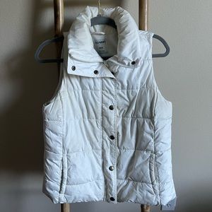 White Puffer Vest